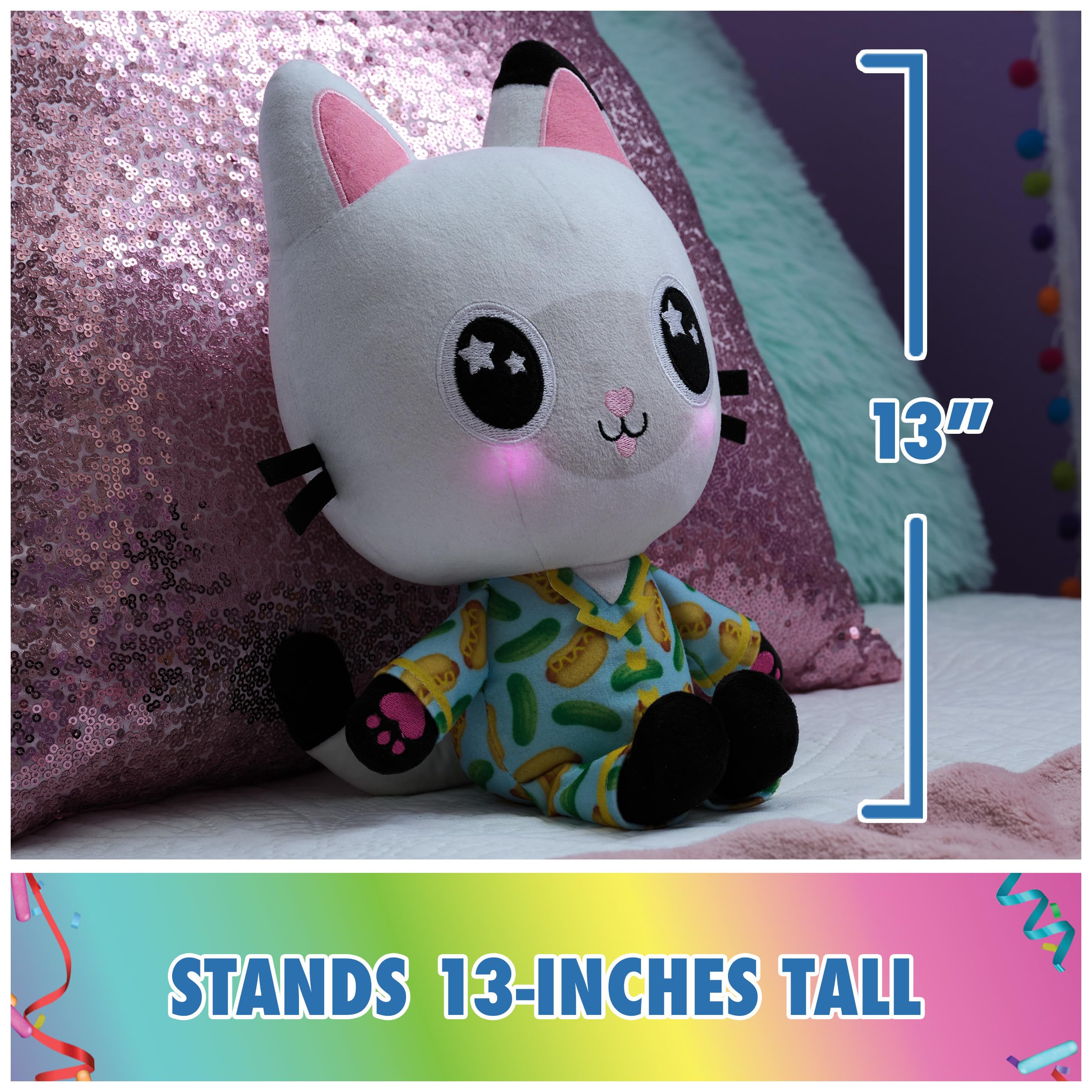 Foto 4 | Peluche Gabby's Dollhouse Sleepy Time Pandy Paws 33 Cm - Venta Internacional.