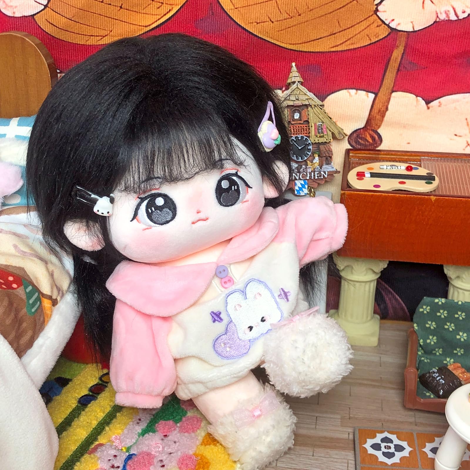 Foto 5 | Muñeca De Peluche Calembou De 20 Cm Con Esqueleto Y Ropa Para Disfrazar - Venta Internacional.