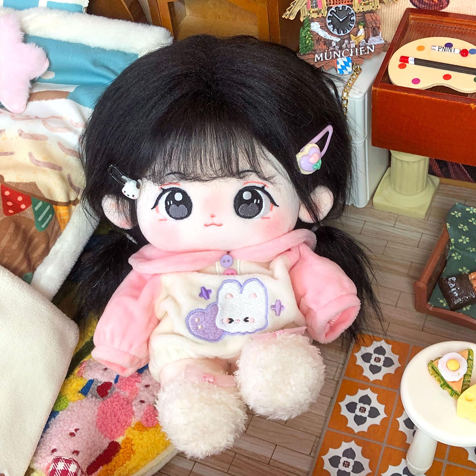 Foto 6 | Muñeca De Peluche Calembou De 20 Cm Con Esqueleto Y Ropa Para Disfrazar - Venta Internacional.