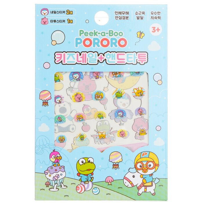 Foto 1 | Tatuaje De Uñas Y Manos Para Niños Pororo Spr 02 De Abril, Corea - Venta Internacional.