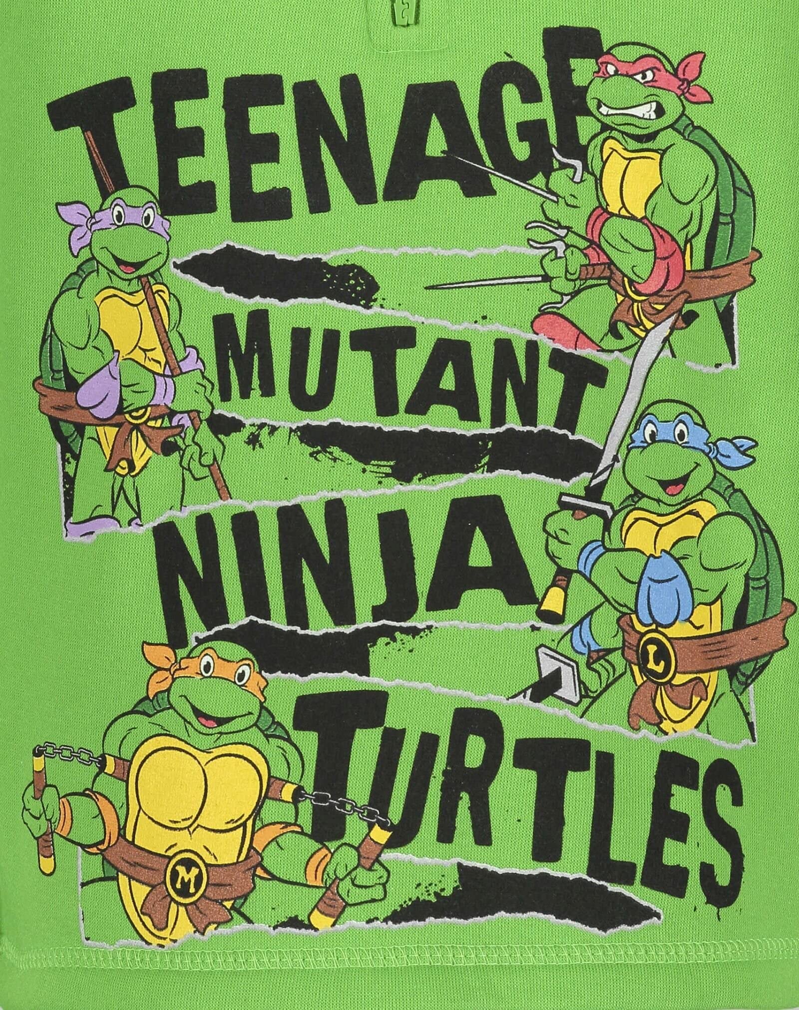 Foto 3 pulgar | Sudadera Con Capucha Teenage Mutant Ninja Turtles Leonardo Donatello Raphael Green 5t - Venta Internacional.