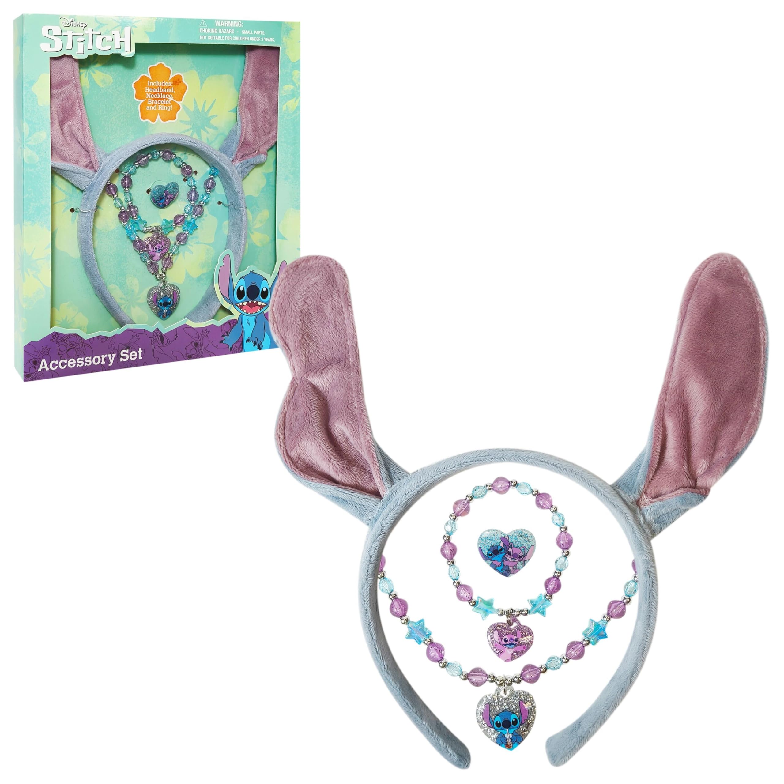 Conjunto De Diademas Luv Her Disney Stitch Para Niñas Mayores De 3 Años - Venta Internacional.
