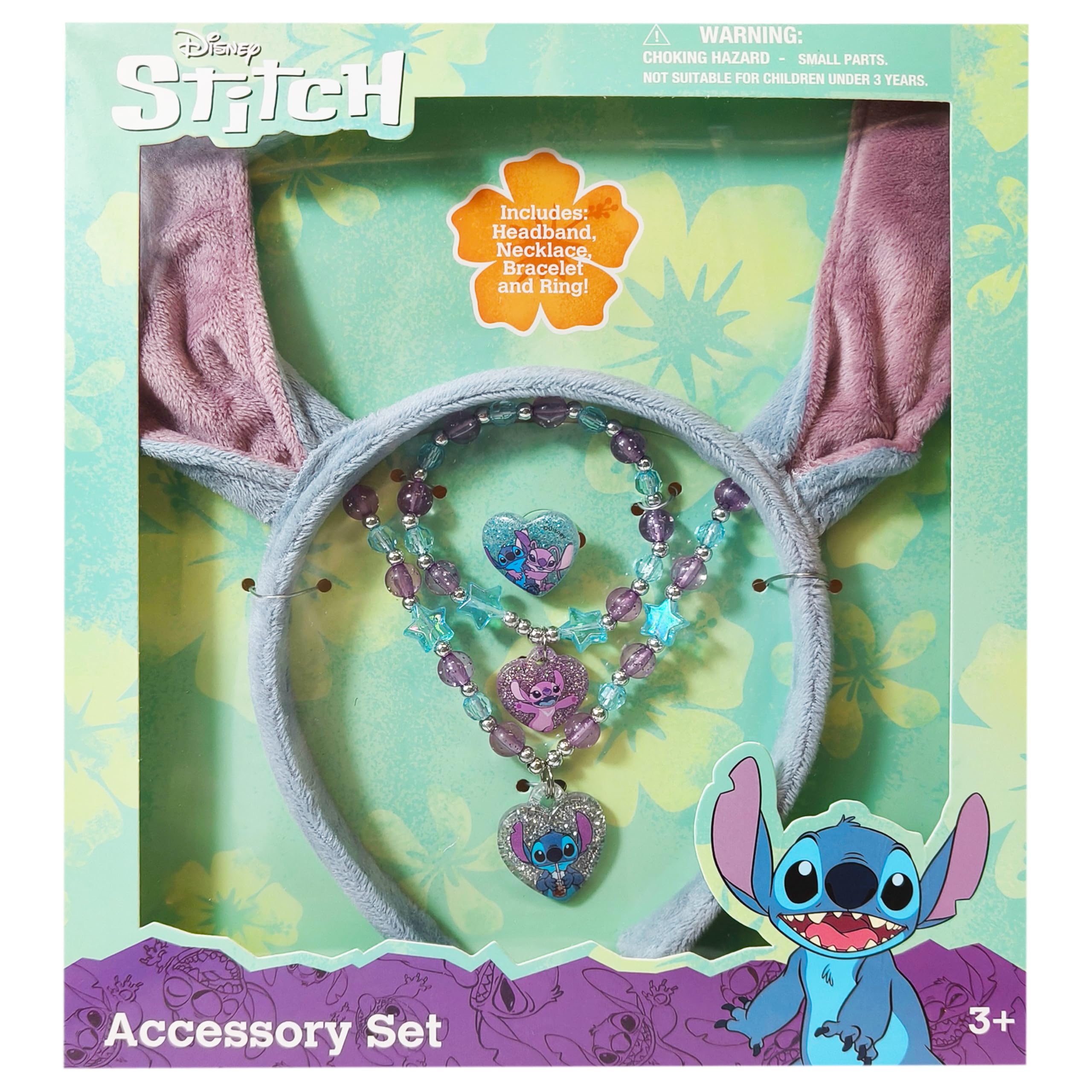 Foto 4 pulgar | Conjunto De Diademas Luv Her Disney Stitch Para Niñas Mayores De 3 Años - Venta Internacional.
