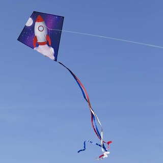 Foto 4 | Tela Ripstop Kite In The Breeze Rocket De 76 Cm Con Cola - Venta Internacional.