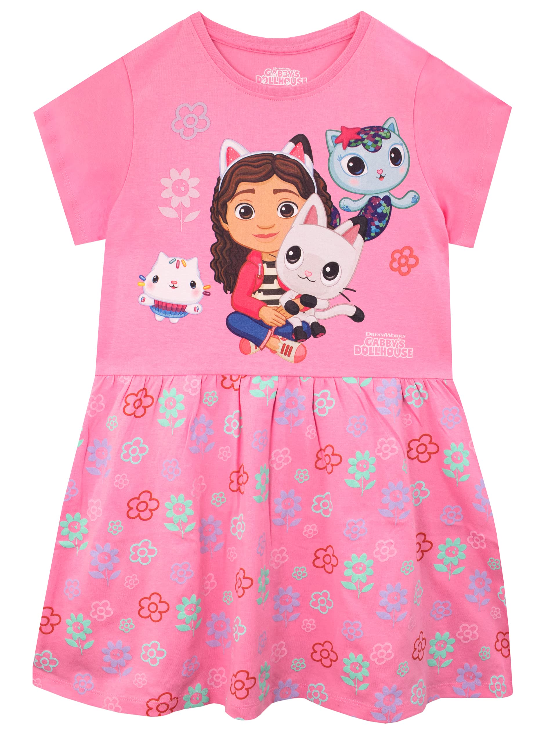 Foto 2 pulgar | Vestido Dreamworks Gabby's Dollhouse Girls Gabby Floral 10 Años - Venta Internacional.