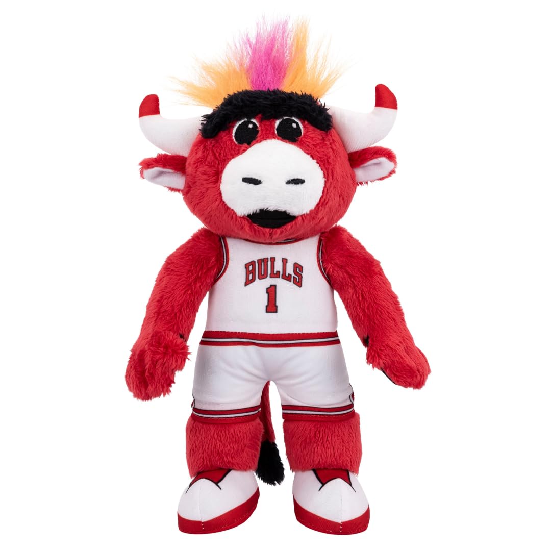 Figura De Peluche Bleacher Creatures Chicago Bulls Benny, 25 Cm - Venta Internacional.
