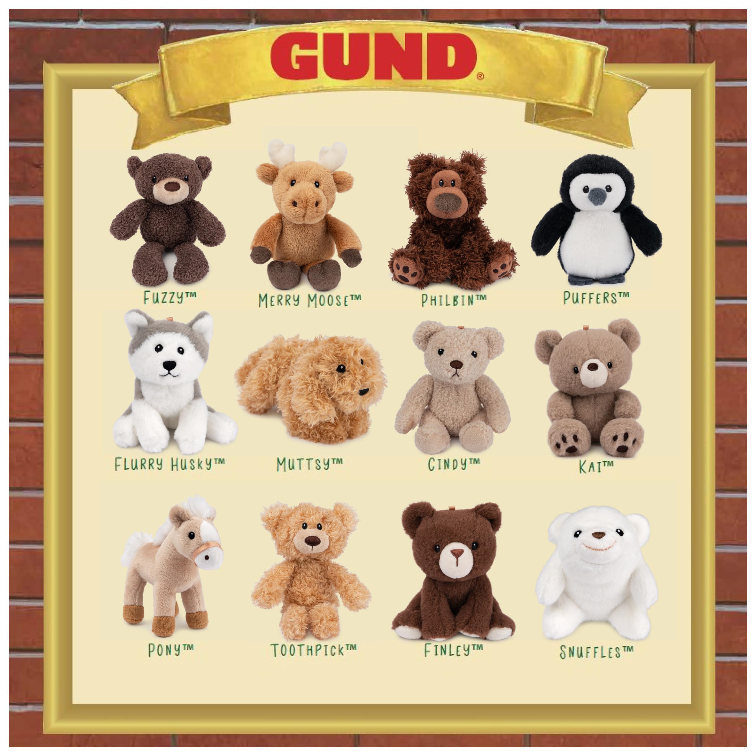 Foto 5 pulgar | Calendario De Adviento Gund Surprise Plush De 12 Días Para Niños Mayores De 3 Años - Venta Internacional.