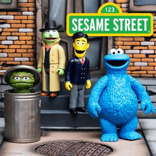 Foto 5 | Figura De Acción Super7 Sesame Street Reaction Cookie Monster - Venta Internacional.