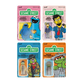 Foto 6 | Figura De Acción Super7 Sesame Street Reaction Cookie Monster - Venta Internacional.