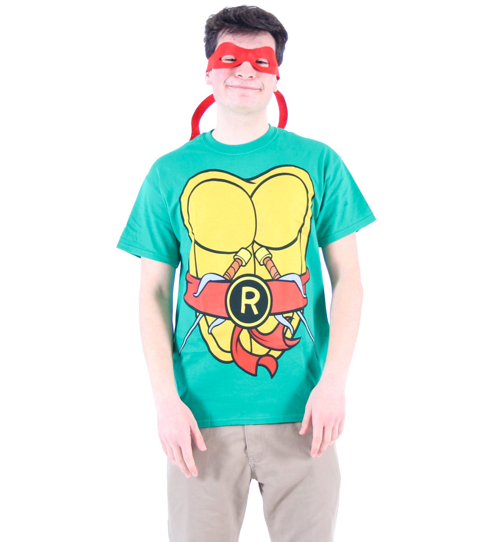 Foto 2 pulgar | Disfraz De Tortugas Ninja Mutantes Adolescentes Tmnt Raphael Para Adulto - Venta Internacional.