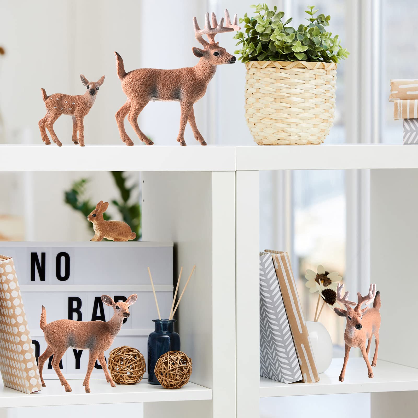 Foto 7 pulgar | Figuras De Animales Skylety Woodland Animals (pvc, 6 Unidades) - Venta Internacional.