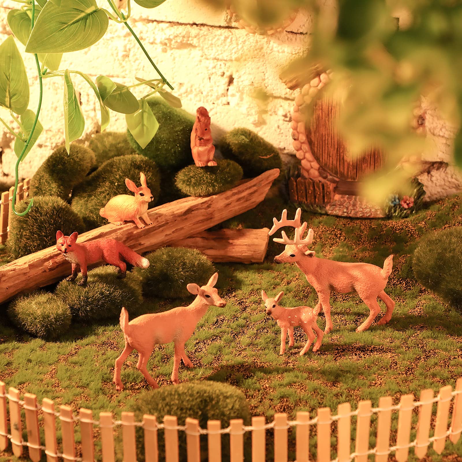 Foto 7 | Figuras De Animales Skylety Woodland Animals (pvc, 6 Unidades) - Venta Internacional.