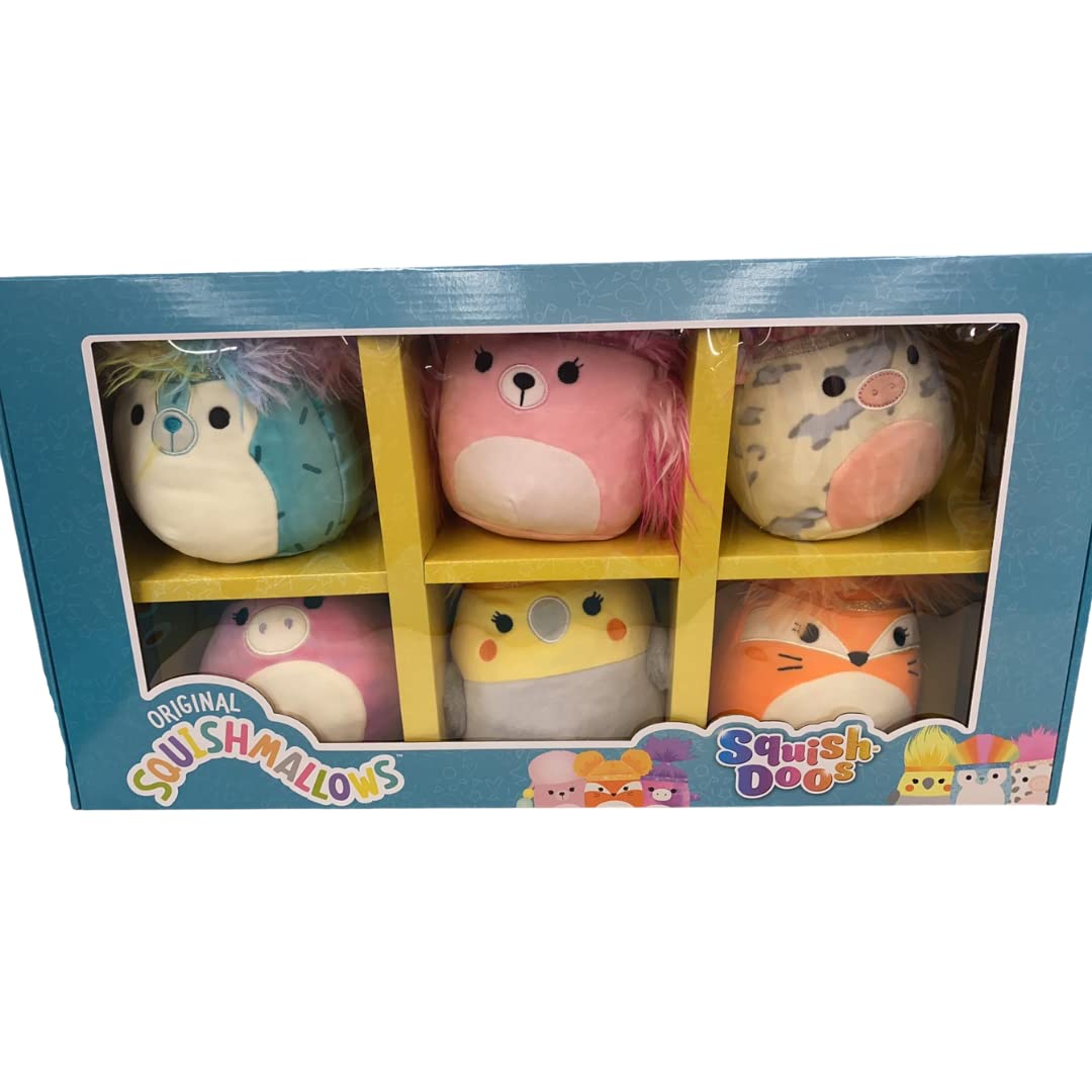 Foto 2 pulgar | Peluche Squishmallows Kellytoy Squish Doos De 5 Cm, Juego De 6 - Venta Internacional.