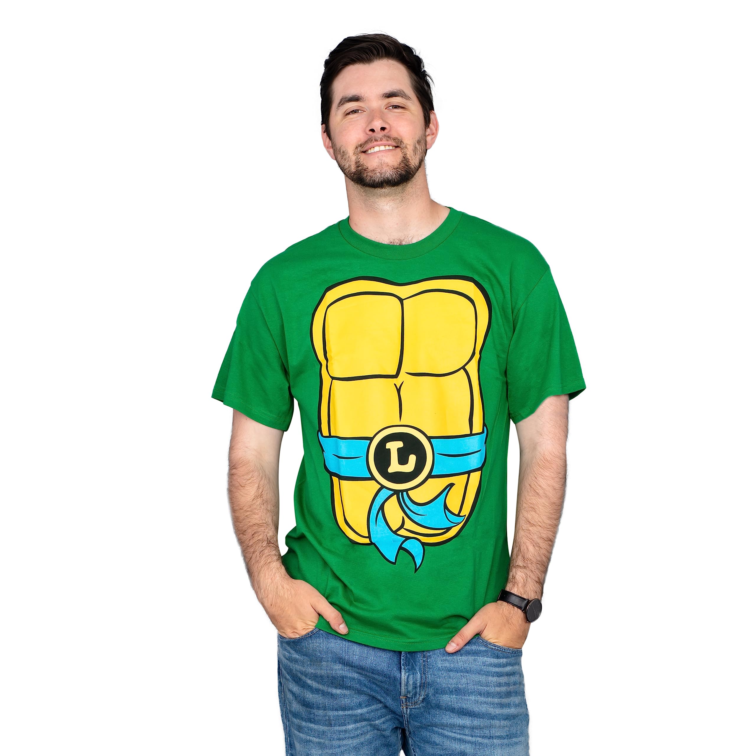 Foto 5 pulgar | Disfraz De Tortugas Ninja Mutantes Adolescentes Tmnt Leonardo Para Adulto - Venta Internacional.