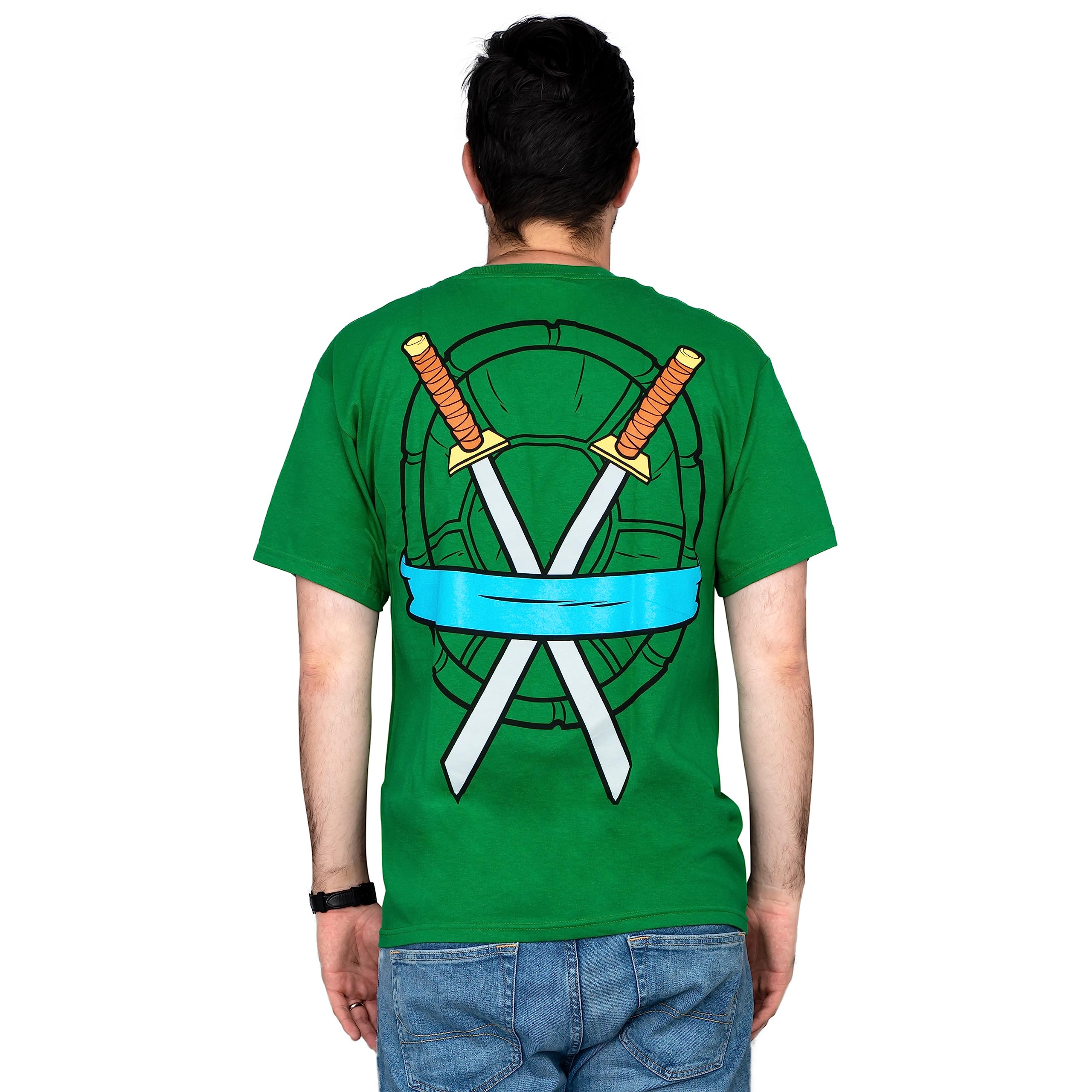 Foto 5 | Disfraz De Tortugas Ninja Mutantes Adolescentes Tmnt Leonardo Para Adulto - Venta Internacional.