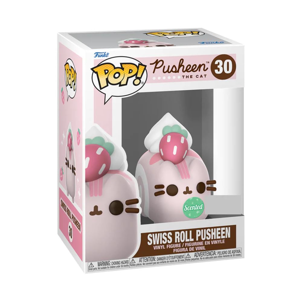 Foto 2 | Figura De Vinilo Funko Pop! Pusheen The Cat Swiss Roll Perfumado - Venta Internacional.
