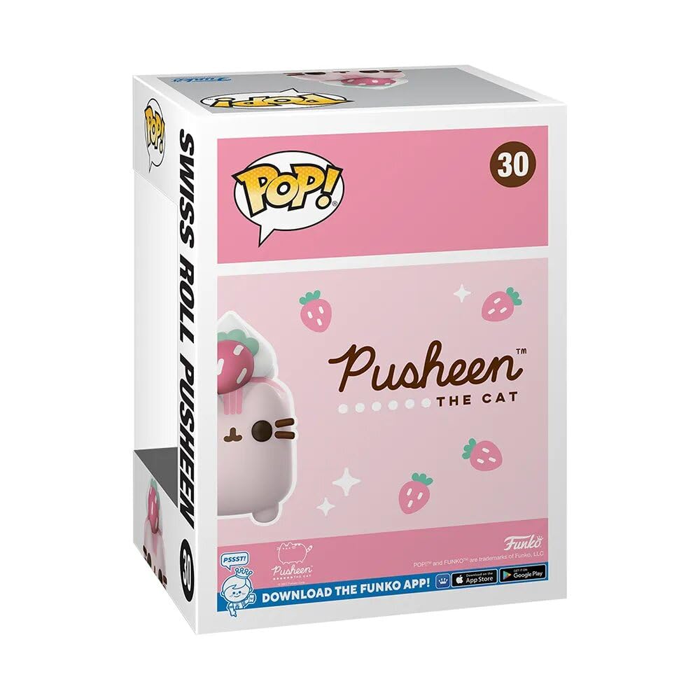 Foto 5 pulgar | Figura De Vinilo Funko Pop! Pusheen The Cat Swiss Roll Perfumado - Venta Internacional.
