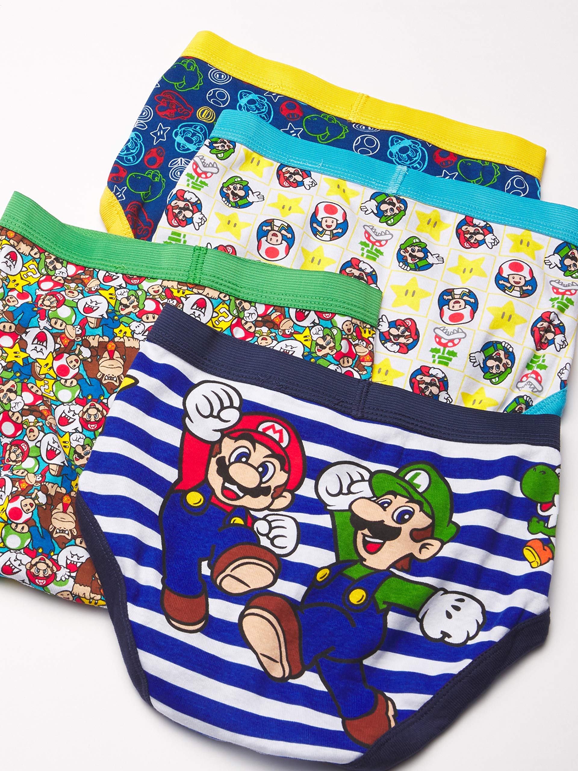 Foto 2 | Pack De Calzoncillos Nintendo Super Mario 8, 100% Algodón Peinado - Venta Internacional.