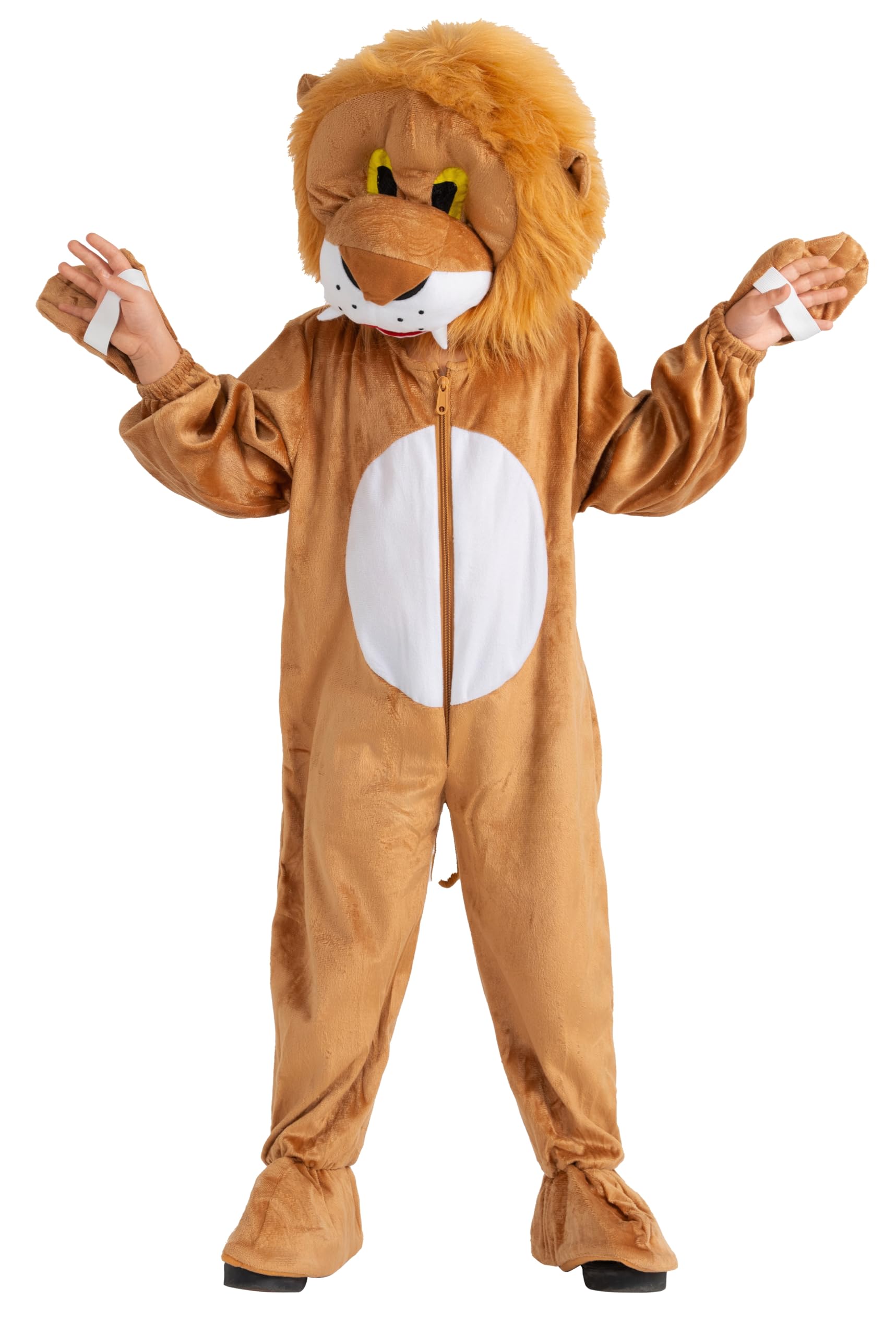 Foto 2 pulgar | Disfraz De León De Peluche Dress Up America Para Adulto, Color Marrón - Venta Internacional.