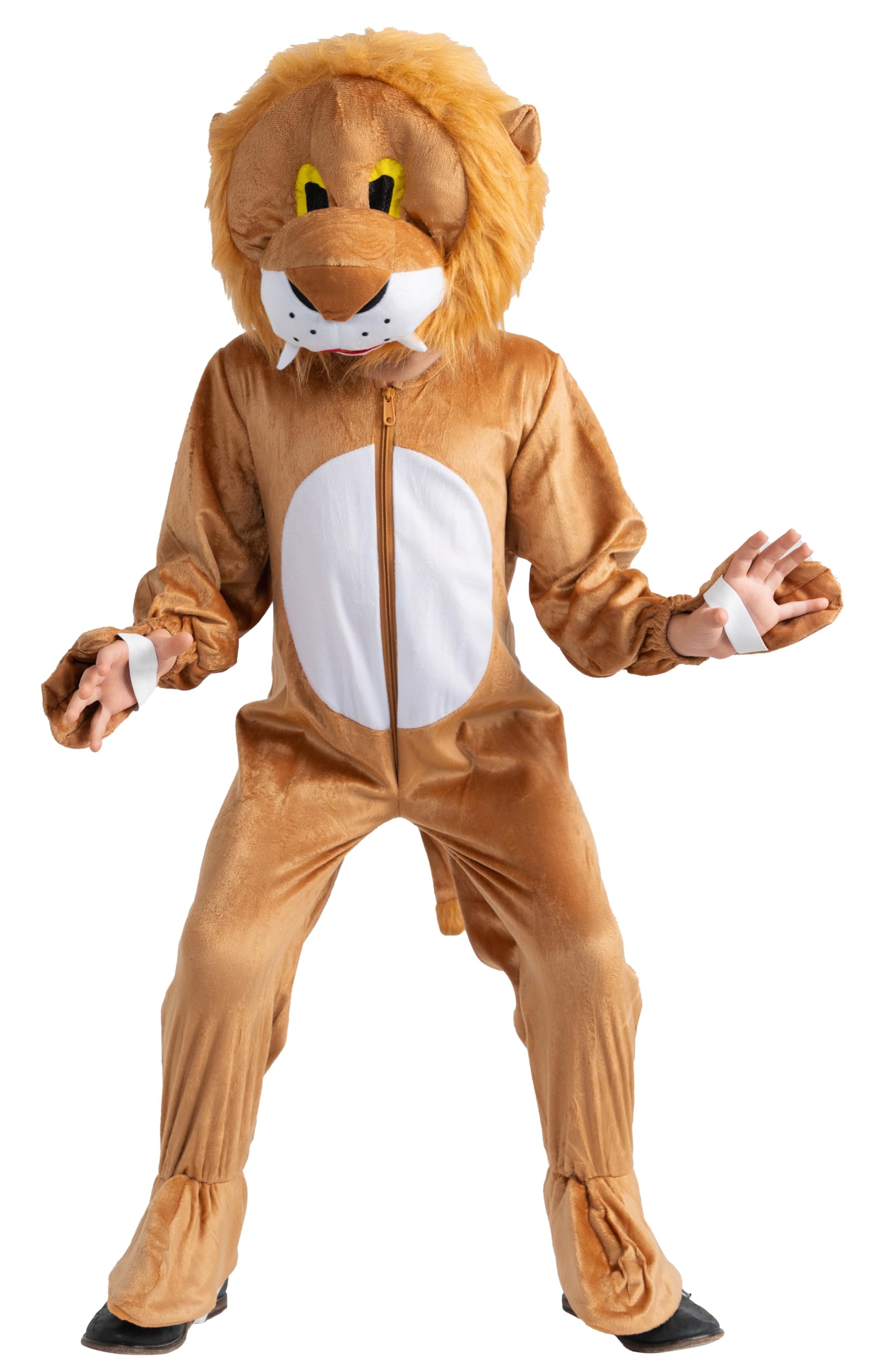 Foto 2 | Disfraz De León De Peluche Dress Up America Para Adulto, Color Marrón - Venta Internacional.
