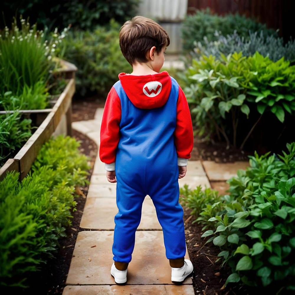 Foto 5 pulgar | Mono Nintendo Super Mario Brothers De Manga Larga Para Niños, Talla 8 - Venta Internacional.