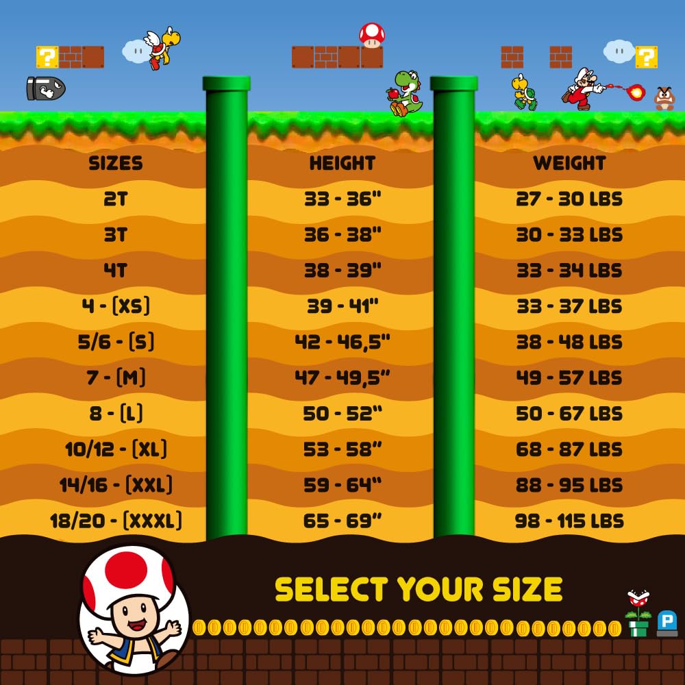 Foto 6 | Mono Nintendo Super Mario Brothers De Manga Larga Para Niños, Talla 8 - Venta Internacional.