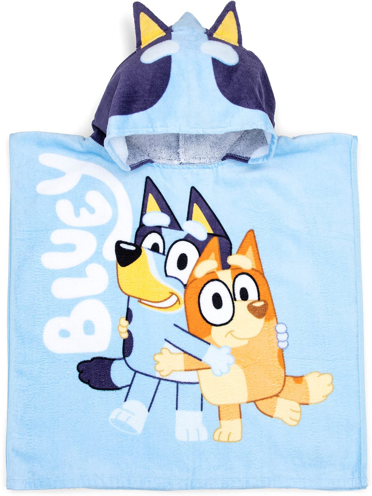 Foto 3 pulgar | Toalla Poncho Con Capucha Jay Franco Bluey Piggyback Cotton - Venta Internacional.