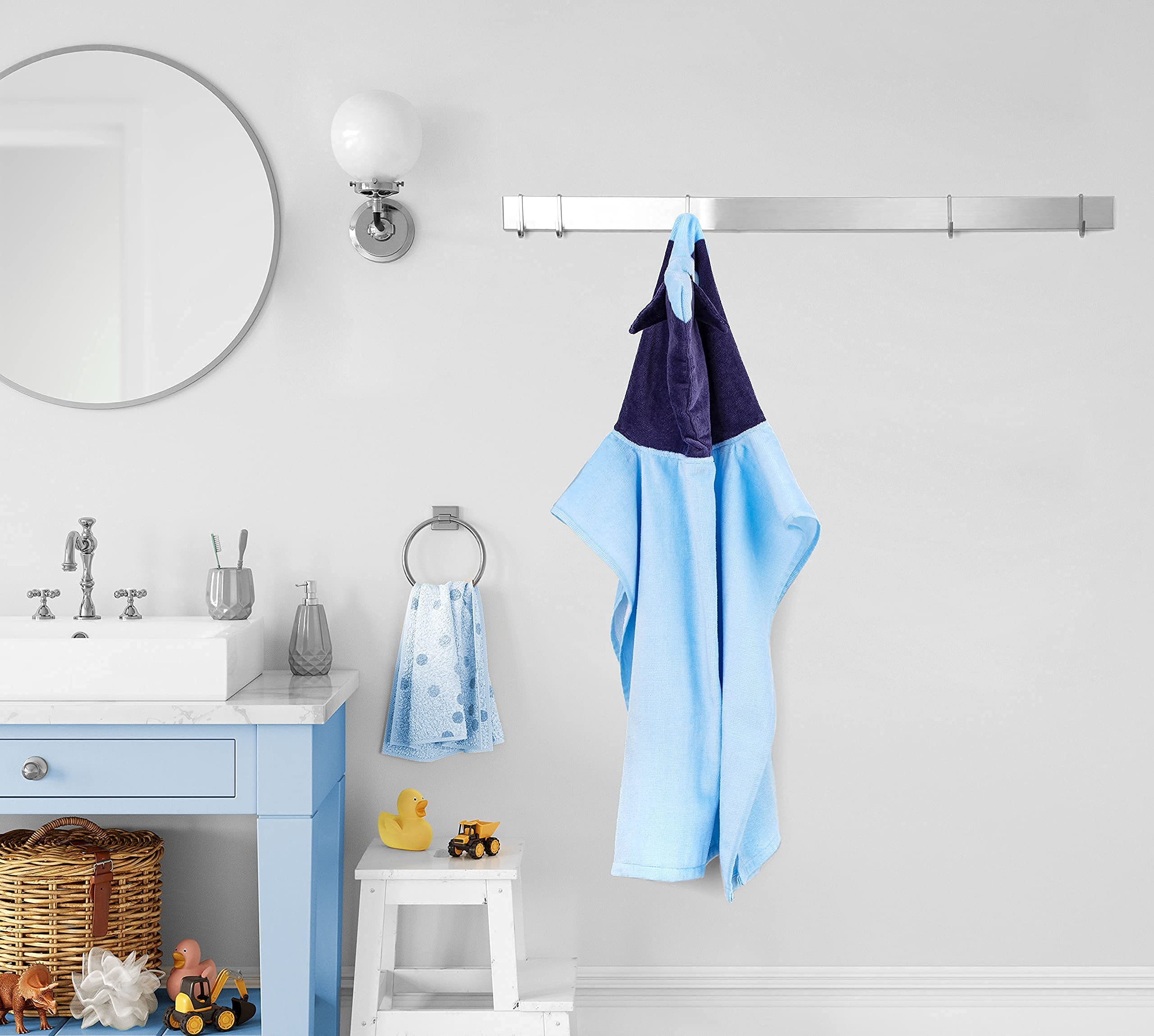 Foto 7 | Toalla Poncho Con Capucha Jay Franco Bluey Piggyback Cotton - Venta Internacional.