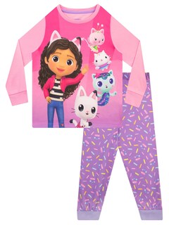 Foto 1 | Pijama Dreamworks Gabby's Dollhouse Girls 6 Años Multicolor - Venta Internacional.