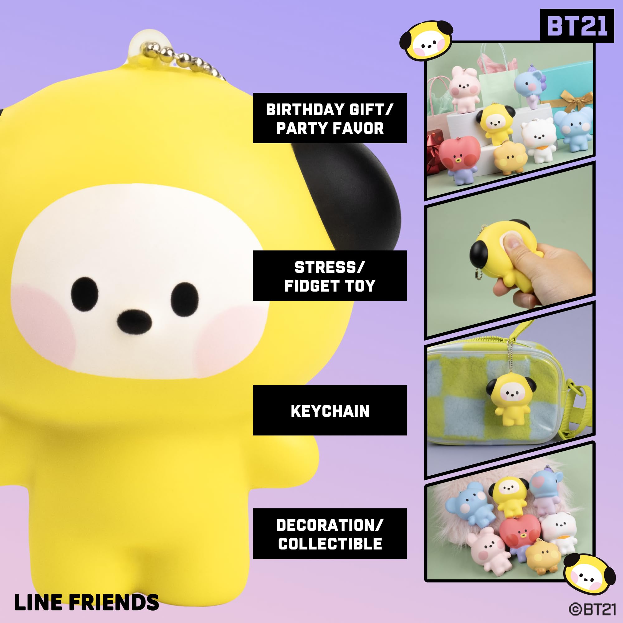Foto 3 pulgar | Juguete Squishy Hamee Bt21 Minini Cute Squishu Slow Rising - Venta Internacional.