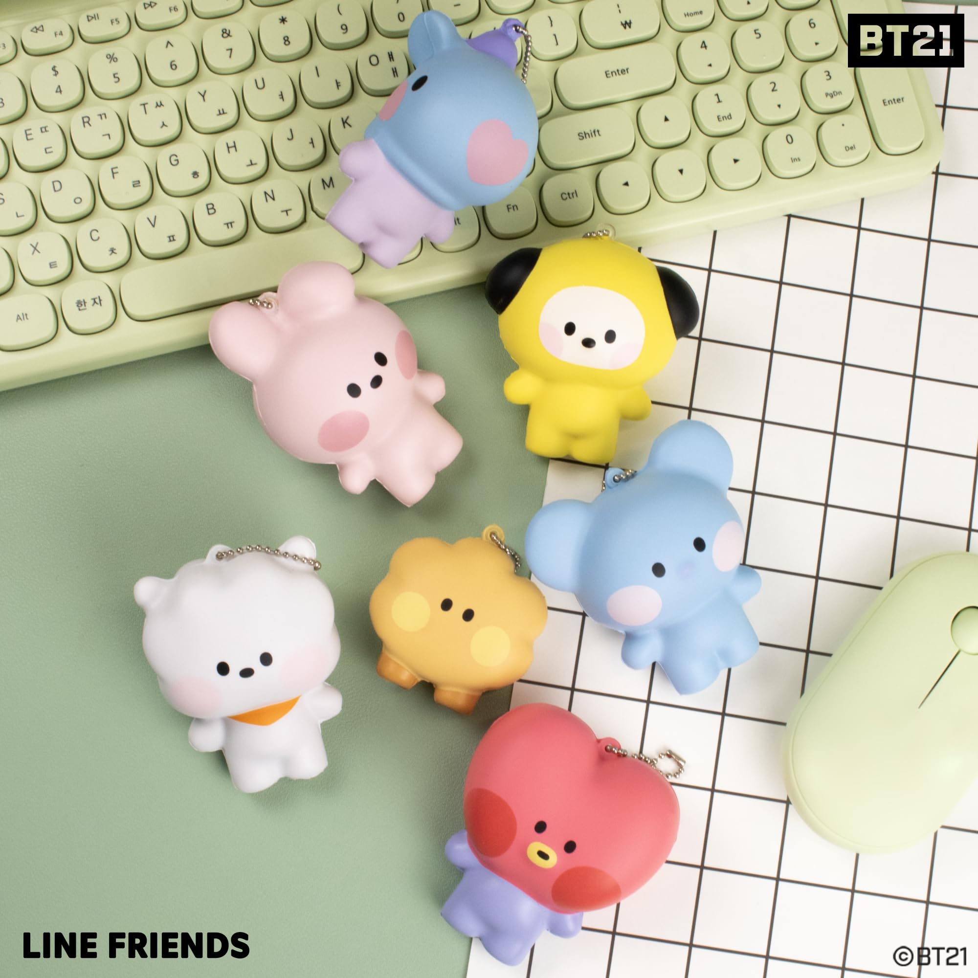Foto 6 pulgar | Juguete Squishy Hamee Bt21 Minini Cute Squishu Slow Rising - Venta Internacional.