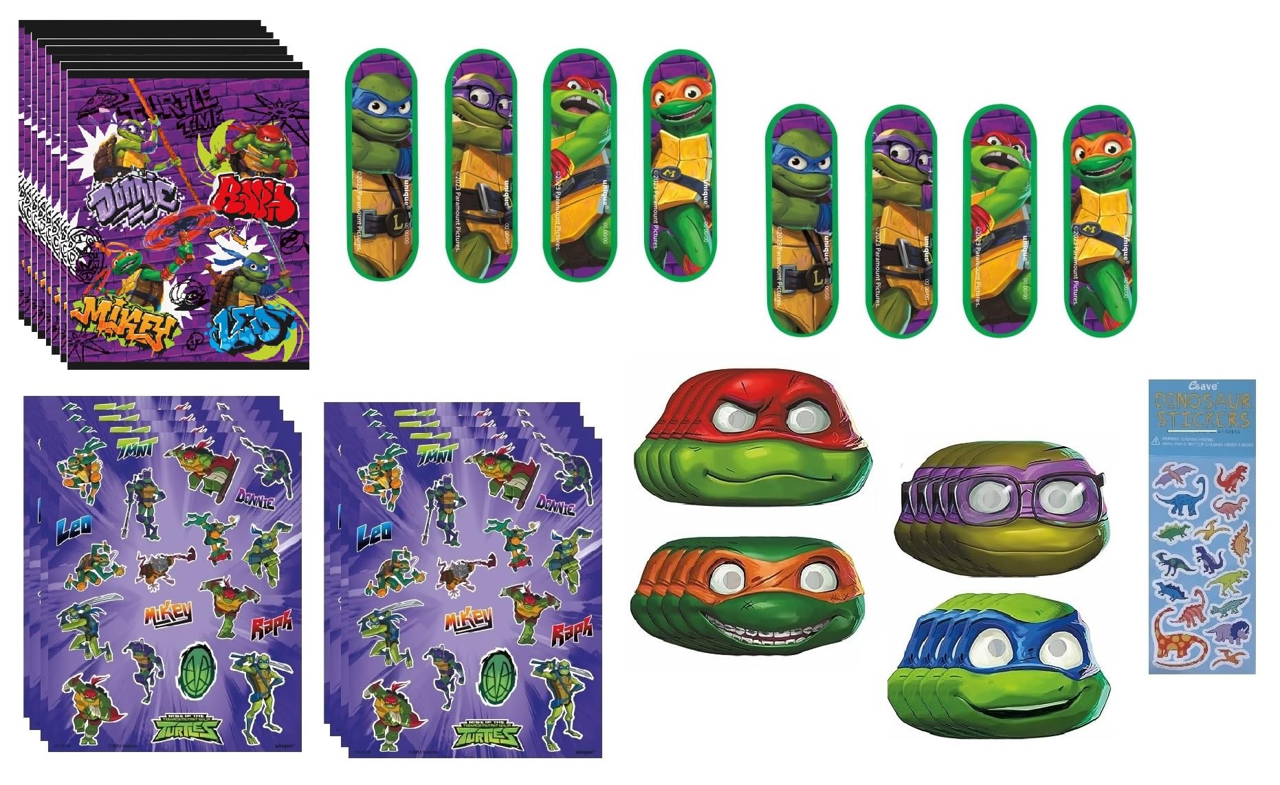 Foto 2 pulgar | Paquete De Fiesta De Cumpleaños Exclusivo De Teenage Mutant Ninja Turtles - Venta Internacional.