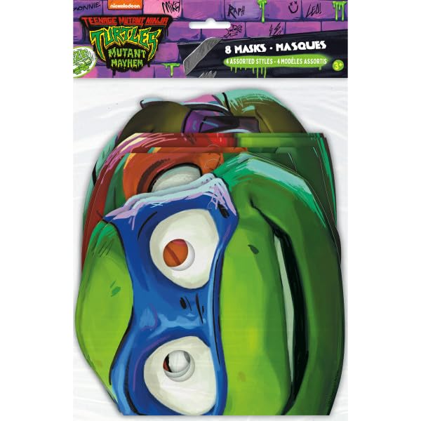 Foto 7 pulgar | Paquete De Fiesta De Cumpleaños Exclusivo De Teenage Mutant Ninja Turtles - Venta Internacional.