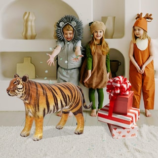 Foto 5 | Inflable Tiger Toy Jet Creations, 1 Unidad, 40 Cm De Largo, Naranja-amarillo - Venta Internacional.