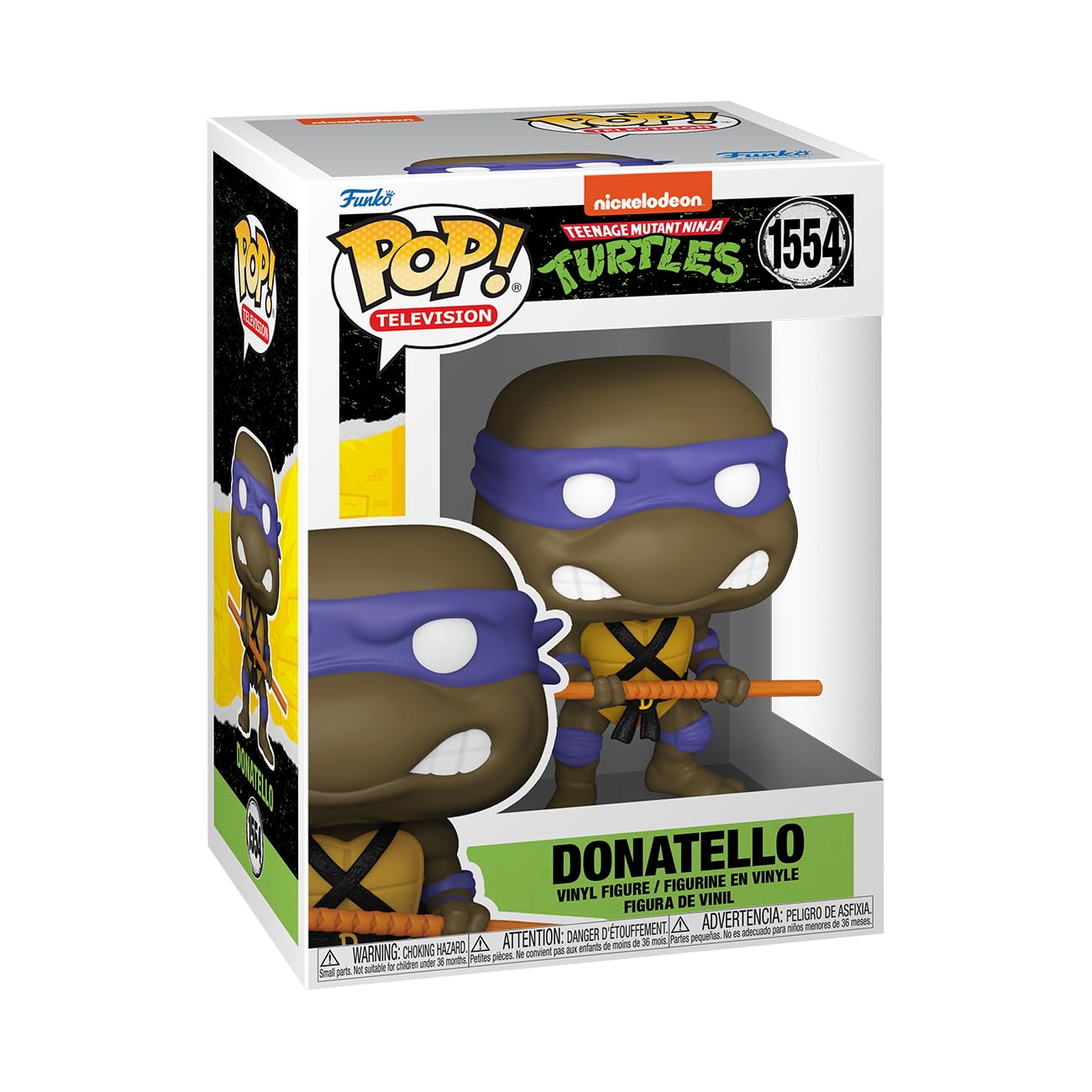 Foto 2 pulgar | Figura De Acción Funko Pop! Tv Teenage Mutant Ninja Turtles Donatello - Venta Internacional.