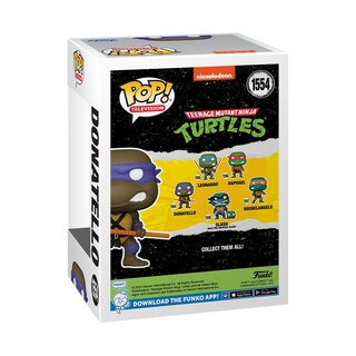 Foto 3 | Figura De Acción Funko Pop! Tv Teenage Mutant Ninja Turtles Donatello - Venta Internacional.