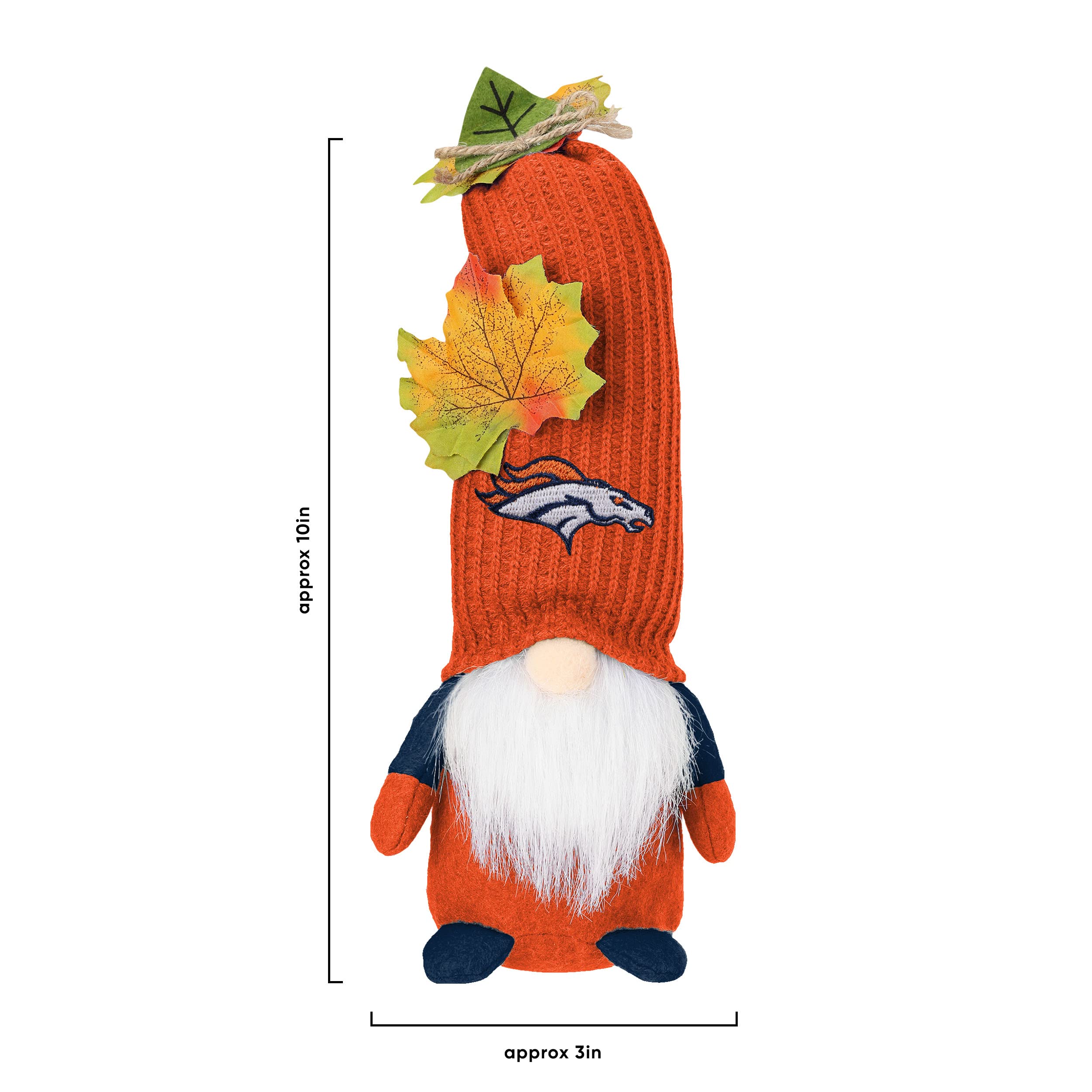Foto 5 pulgar | Gnomo De Peluche Foco Denver Broncos Nfl Mixed Material Harvest - Venta Internacional.