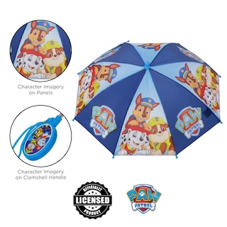 Foto 3 | Paraguas Nickelodeon Paw Patrol Para Niños De 3 A 6 Años, Color Azul Claro - Venta Internacional.