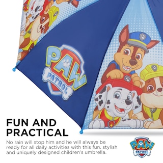 Foto 4 | Paraguas Nickelodeon Paw Patrol Para Niños De 3 A 6 Años, Color Azul Claro - Venta Internacional.