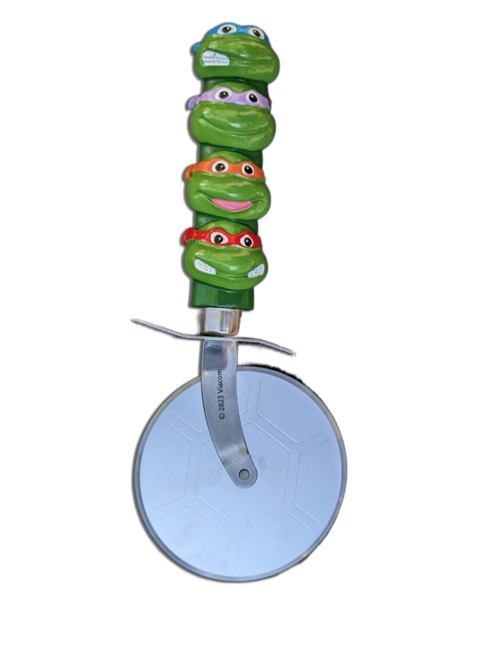 Foto 3 pulgar | Cortador De Pizza Teenage Mutant Ninja Turtles Tmnt Nickelodeon - Venta Internacional.