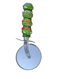 Foto 2 | Cortador De Pizza Teenage Mutant Ninja Turtles Tmnt Nickelodeon - Venta Internacional.