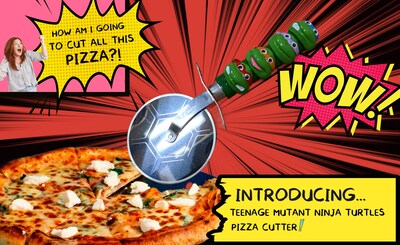 Foto 7 | Cortador De Pizza Teenage Mutant Ninja Turtles Tmnt Nickelodeon - Venta Internacional.
