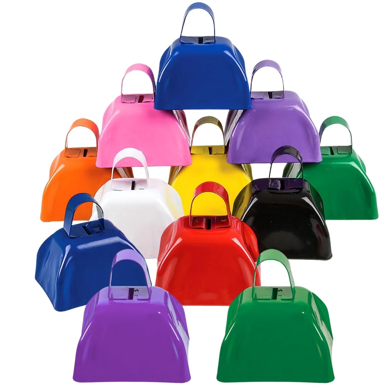 Foto 2 pulgar | Toy Cowbells Rhode Island, Novedosos, Metal, Colores Surtidos (12) - Venta Internacional.
