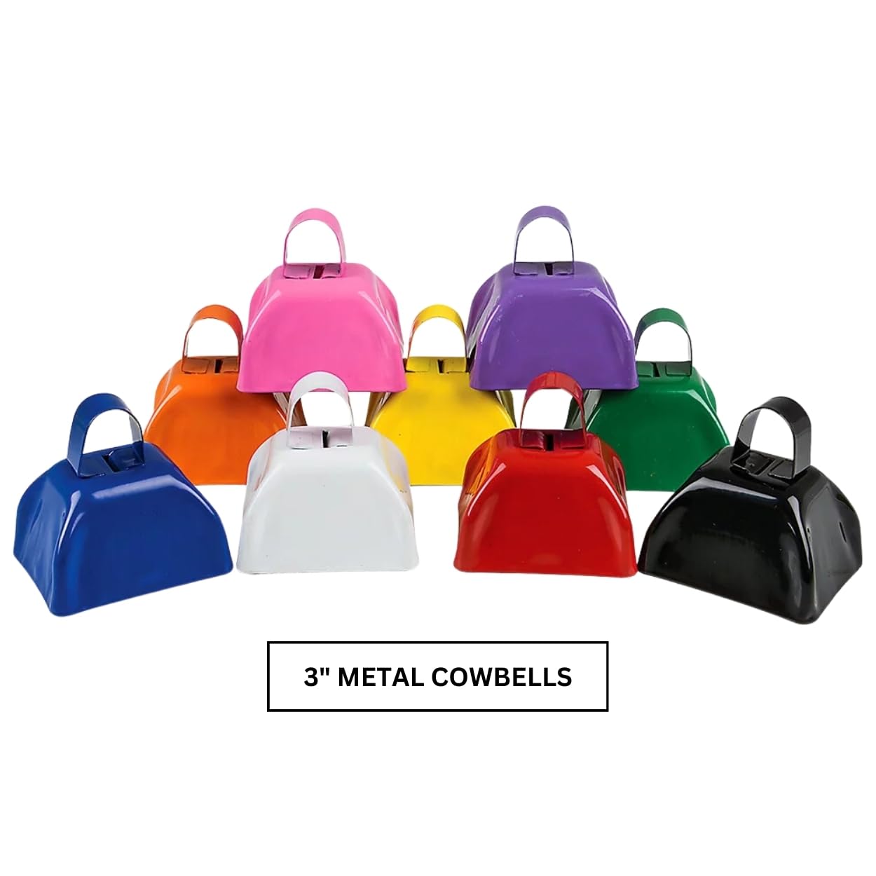 Foto 3 pulgar | Toy Cowbells Rhode Island, Novedosos, Metal, Colores Surtidos (12) - Venta Internacional.