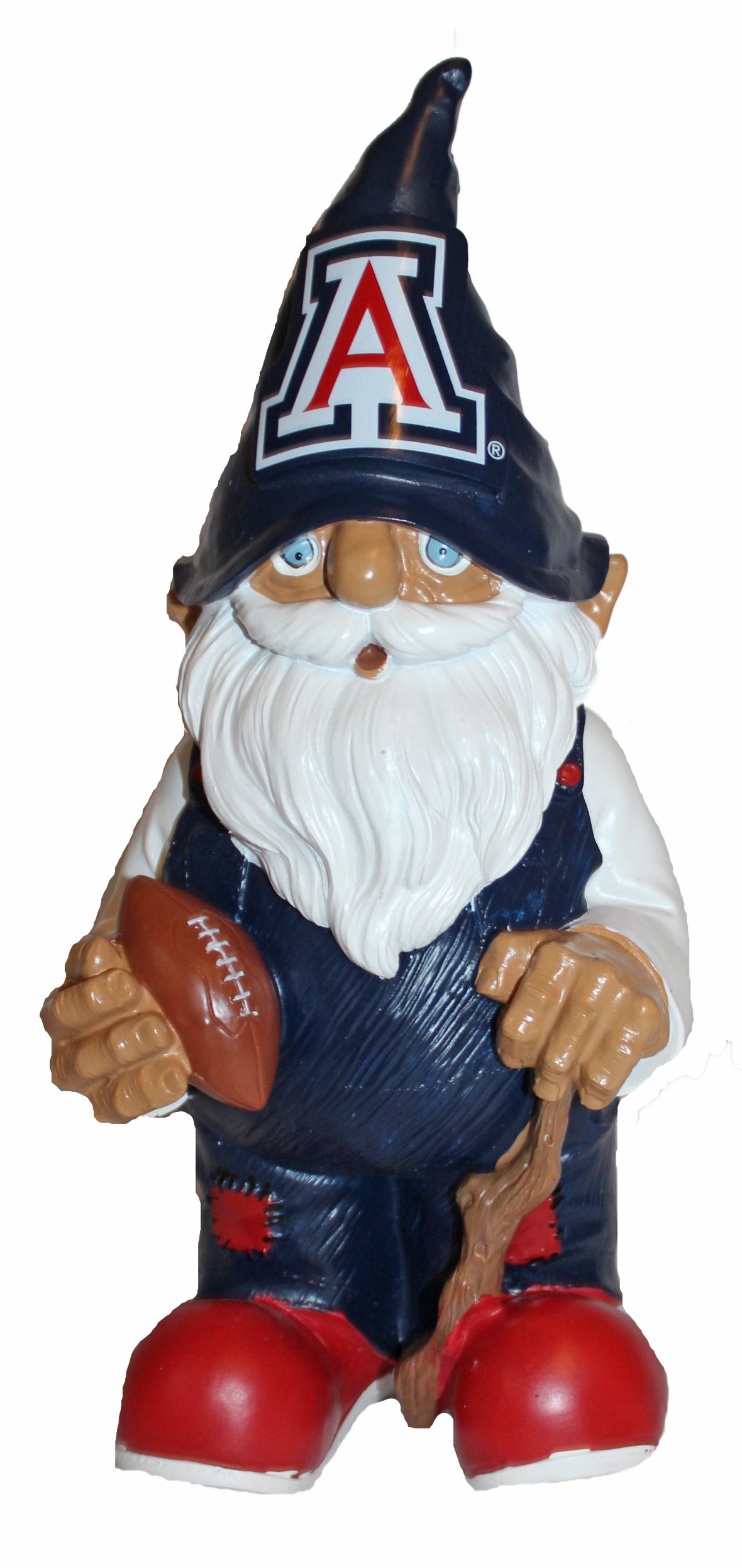 Gnome Foco Arizona 2008 Team De La Ncaa, 29 Cm De Altura, Pintado A Mano - Venta Internacional.