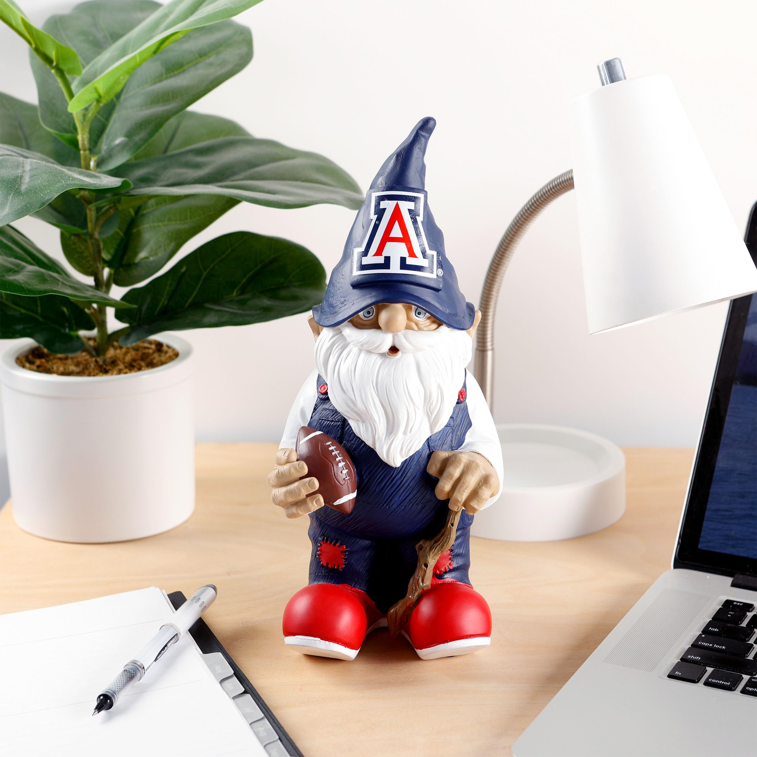 Foto 2 | Gnome Foco Arizona 2008 Team De La Ncaa, 29 Cm De Altura, Pintado A Mano - Venta Internacional.