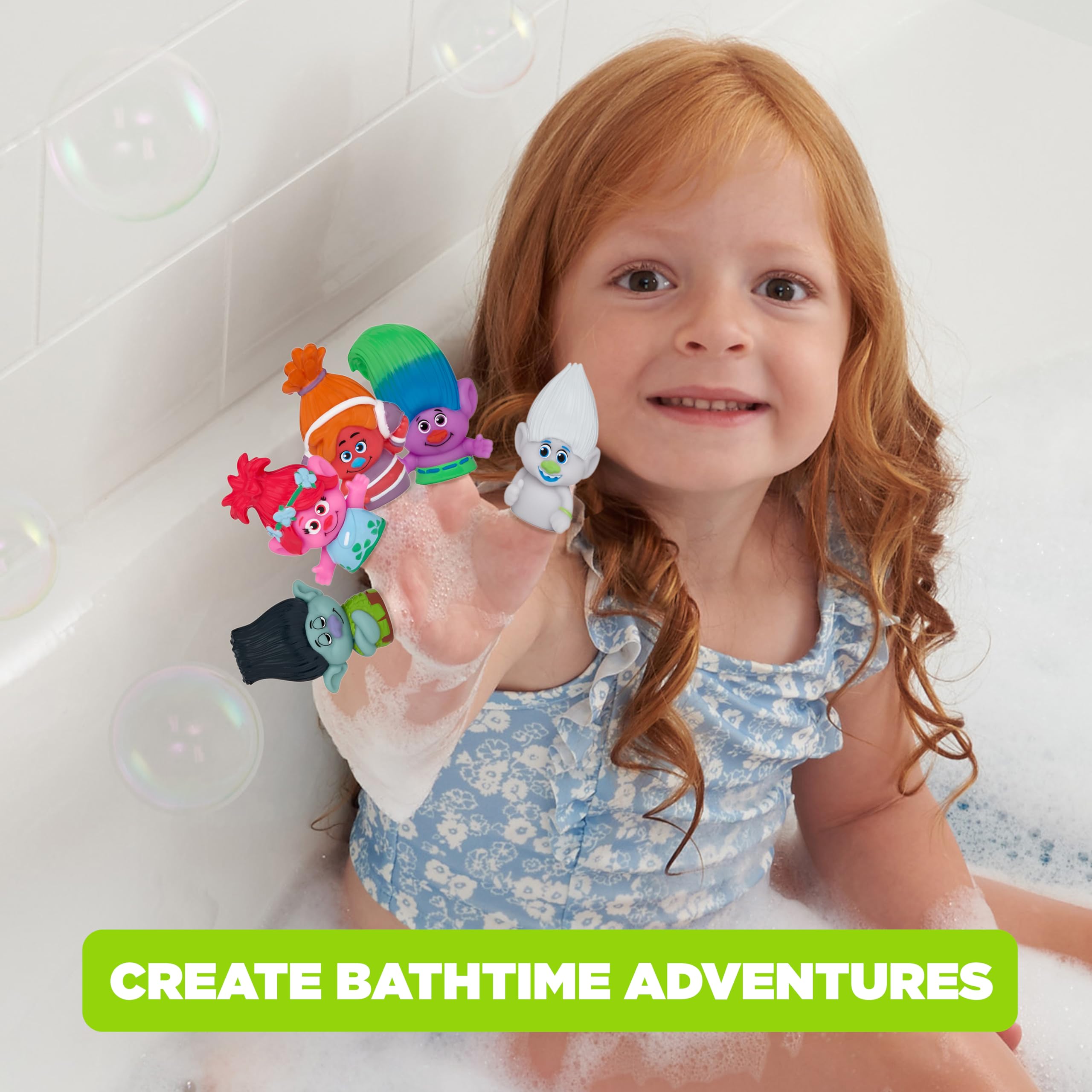 Foto 3 pulgar | Bath Finger Puppets Nbc Universal Trolls, 10 Unidades - Venta Internacional.