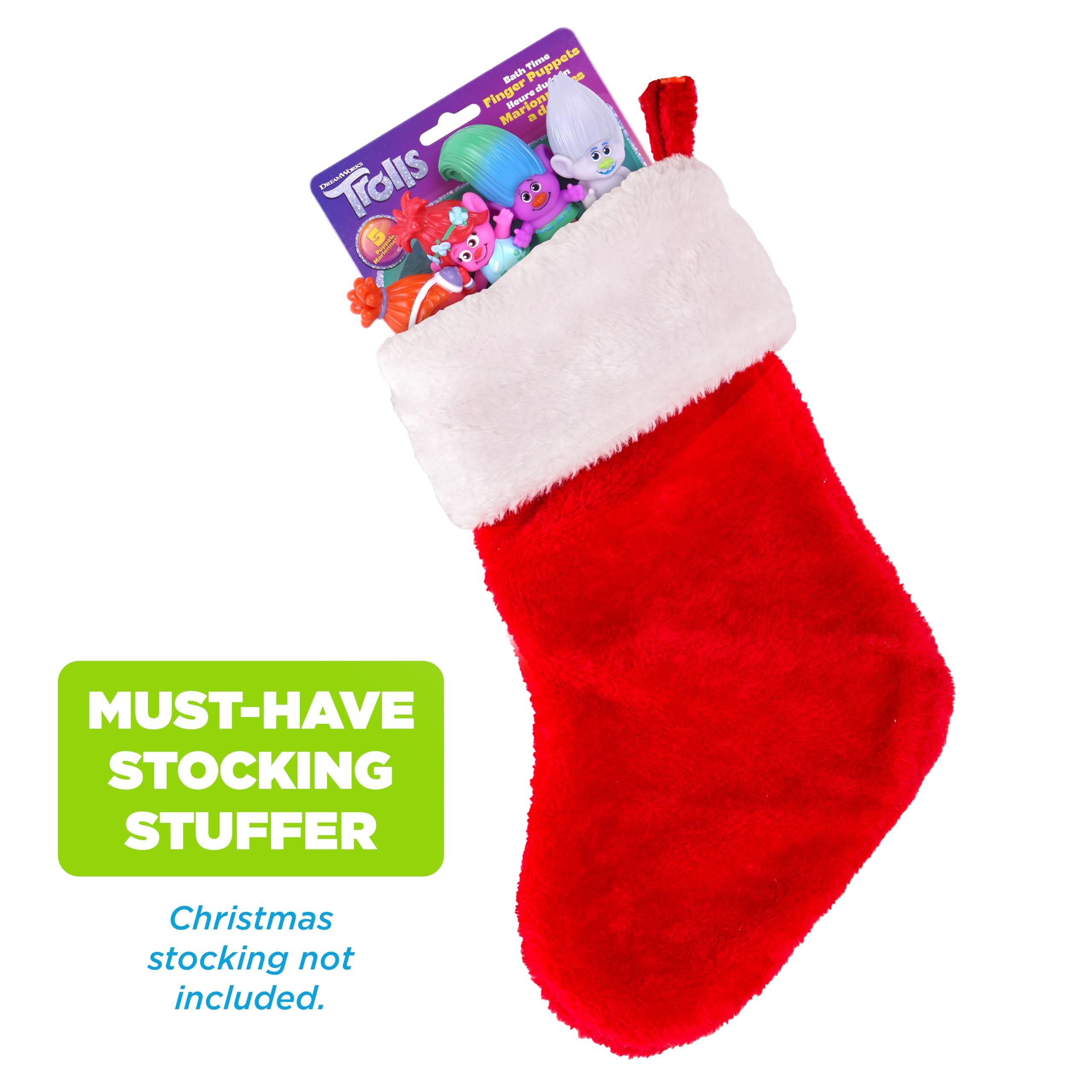 Foto 6 pulgar | Bath Finger Puppets Nbc Universal Trolls, 10 Unidades - Venta Internacional.