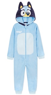 Foto 1 | Pijama De Forro Polar Bluey Para Niños Y Niñas, Color Azul De 3 A 4 Años - Venta Internacional.