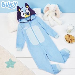 Foto 2 | Pijama De Forro Polar Bluey Para Niños Y Niñas, Color Azul De 3 A 4 Años - Venta Internacional.